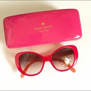 Kate Spade Red Sunglasses
